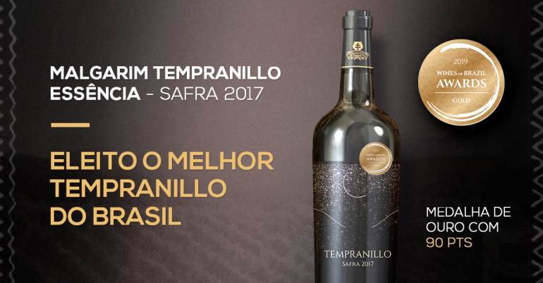 Você está visualizando atualmente Tempranillo Malgarim é eleito o Melhor Tempranillo do Brasil pelo concurso Wines of Brazil Awards 2019 (ViniBraExpo)